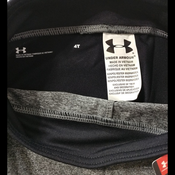 Under Armour New Athletic Capri Pants kids 4T - Picture 2 of 5